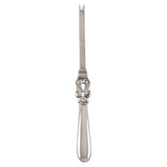 Georg Jensen Acorn Lobster Fork in Sterling Silver, Three Pieces Available