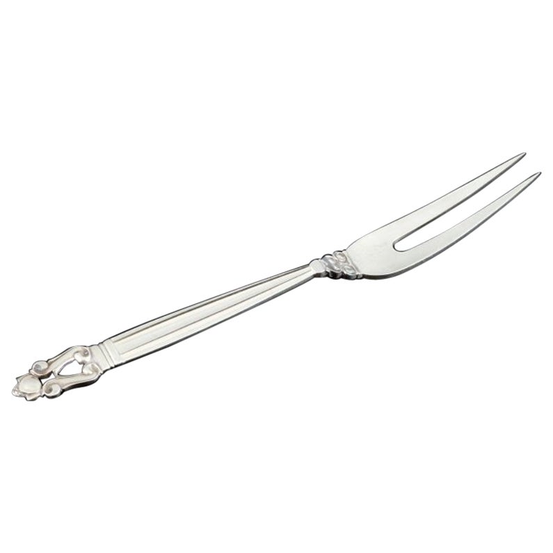 Fourchette à charcuterie Georg Jensen en argent sterling