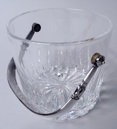 Georg Jensen Acorn Modern Sterling Silver & Cut-Crystal Ice Bucket Digital Price