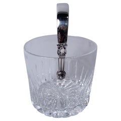 Georg Jensen Acorn Modern Sterling Silver & Cut-Crystal Ice Bucket Digital Price