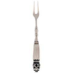 Georg Jensen Acorn Roast Fork in All Sterling Silver