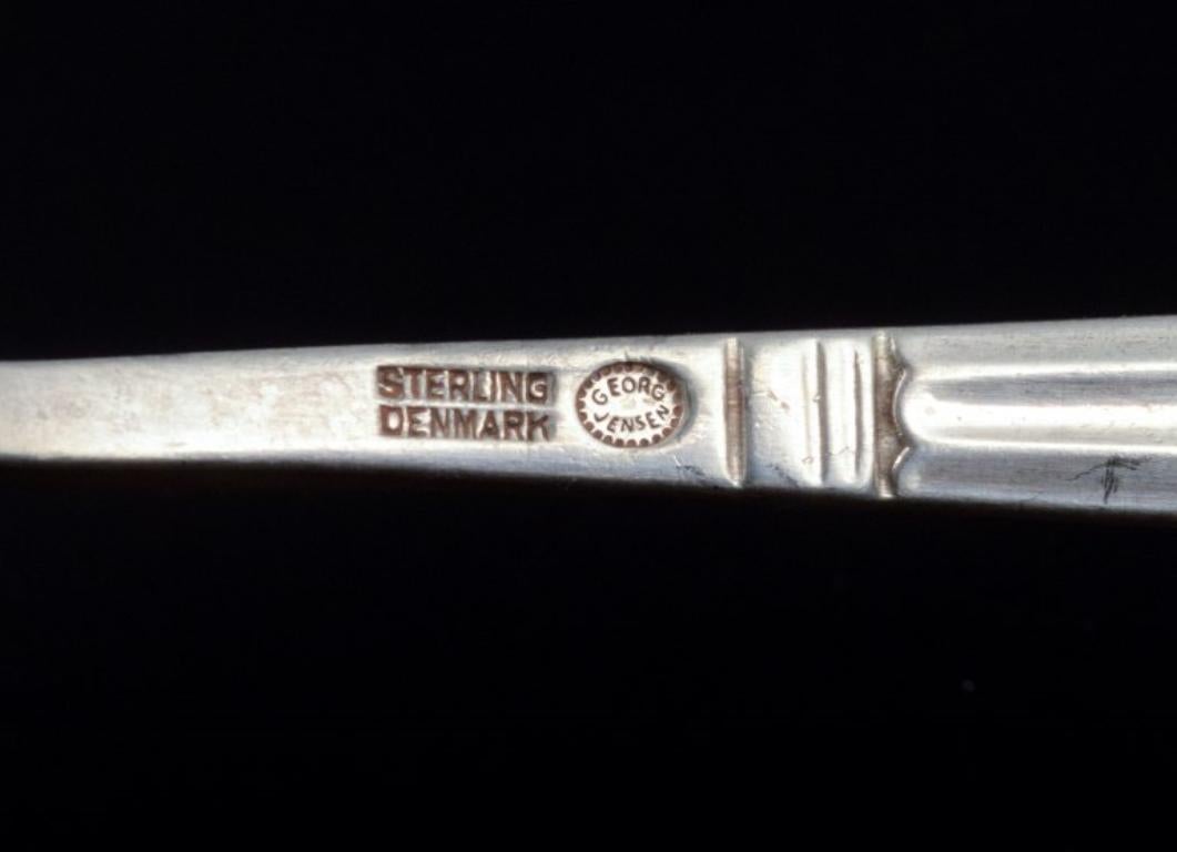 Georg Jensen Acorn, Sauce Spoon in Sterling Silver In Excellent Condition For Sale In Copenhagen, DK
