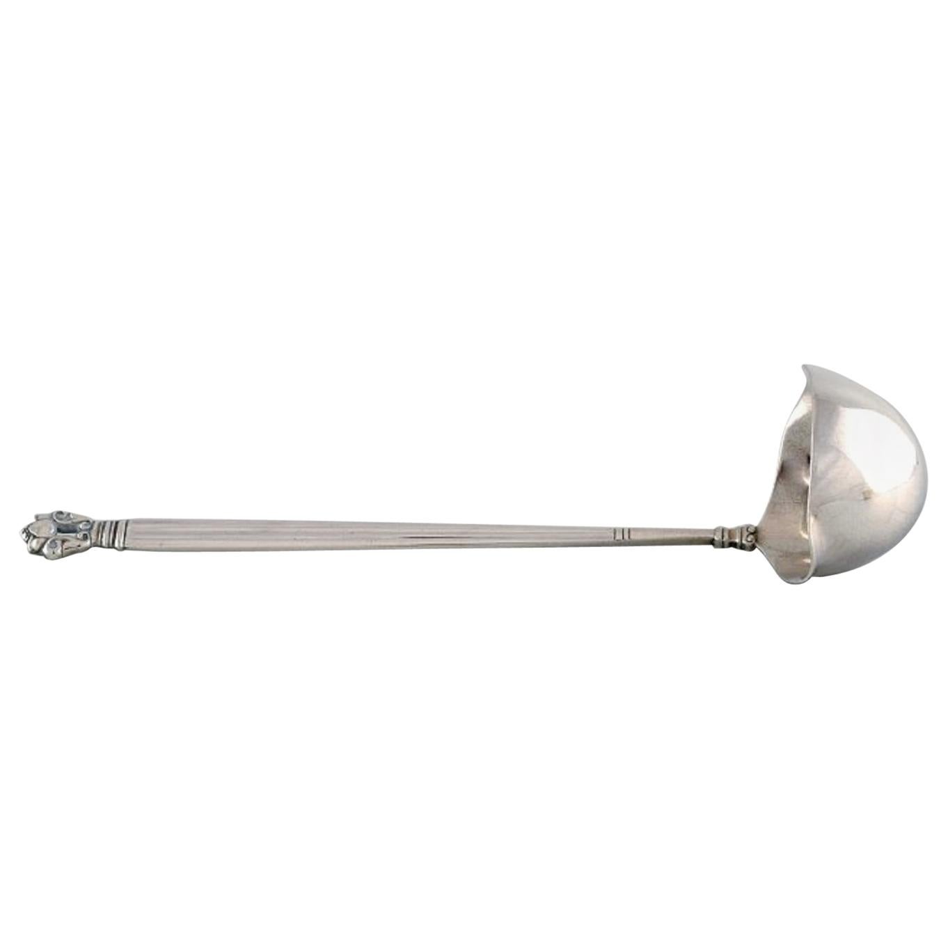 Georg Jensen Acorn Sauce Spoon in Sterling Silver
