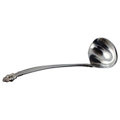 Georg Jensen Acorn, cuillère à sauce en argent sterling.