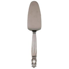 Georg Jensen "Acorn" Serving Spade in Sterling Silver and Stainless Steel