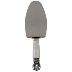 Georg Jensen "Acorn" Serving Spade in Sterling Silver and Stainless Steel