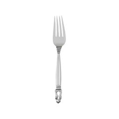 Georg Jensen Forchetta da tavola grande in argento Sterling Acorn 002