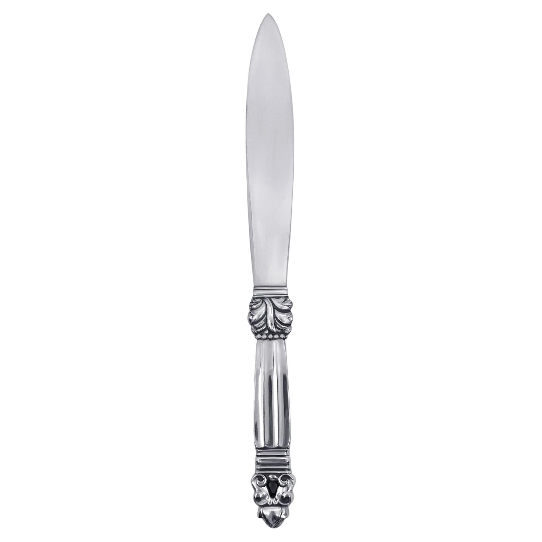 Georg Jensen Ouvre-lettres en argent A glands 302