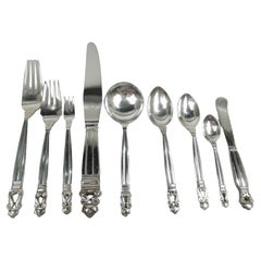 Georg Jensen Parure à glands en argent sterling 104 pièces