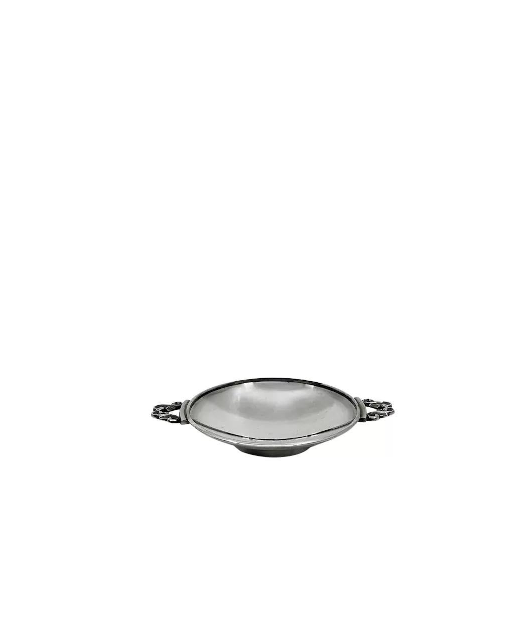 Art Nouveau Georg Jensen Acorn Sterling Silver Small Dish #741c