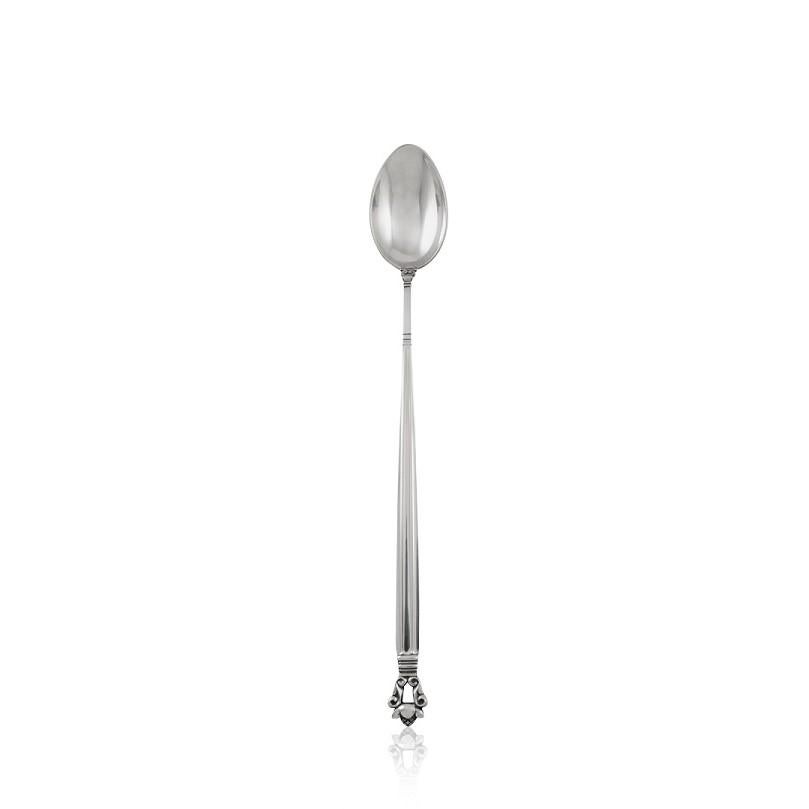 Servizio di posate in argento sterling Georg Jensen Acorn, 12 pezzi In condizioni ottime in vendita a Hellerup, DK