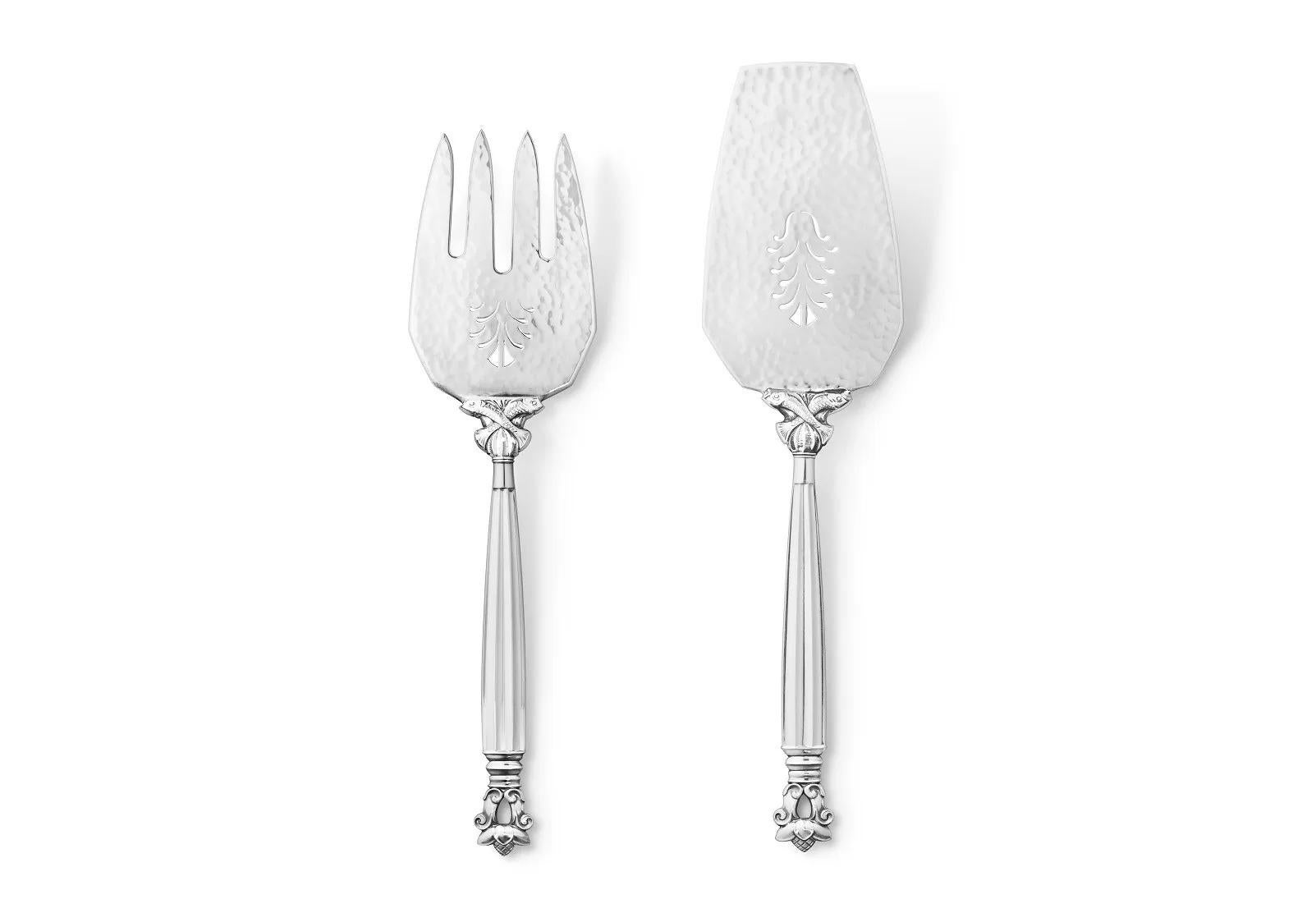Georg Jensen Bellota Servicio de Cubiertos de Plata de Ley para 12 en venta 3