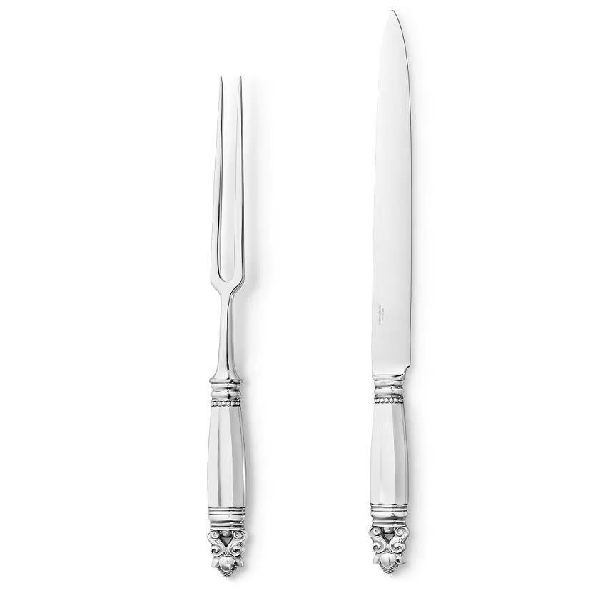 Georg Jensen Bellota Servicio de Cubiertos de Plata de Ley para 12 en venta 4