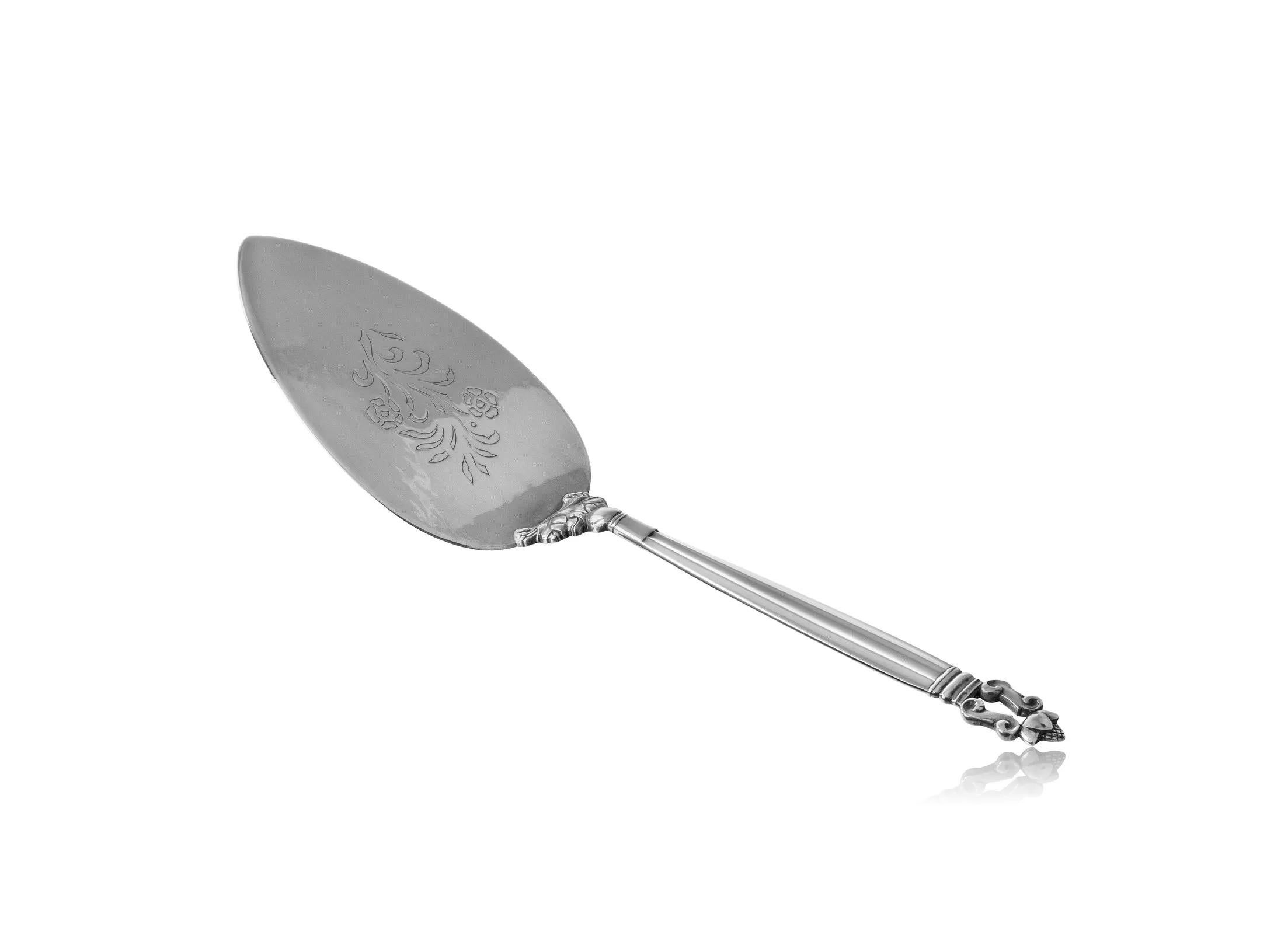 Georg Jensen Bellota Servicio de Cubiertos de Plata de Ley para 12 en venta 5