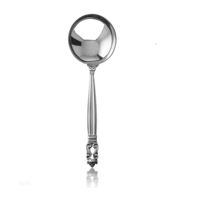 Georg Jensen Acorn Sterling Silverware Service for 12 In Excellent Condition For Sale In Hellerup, DK