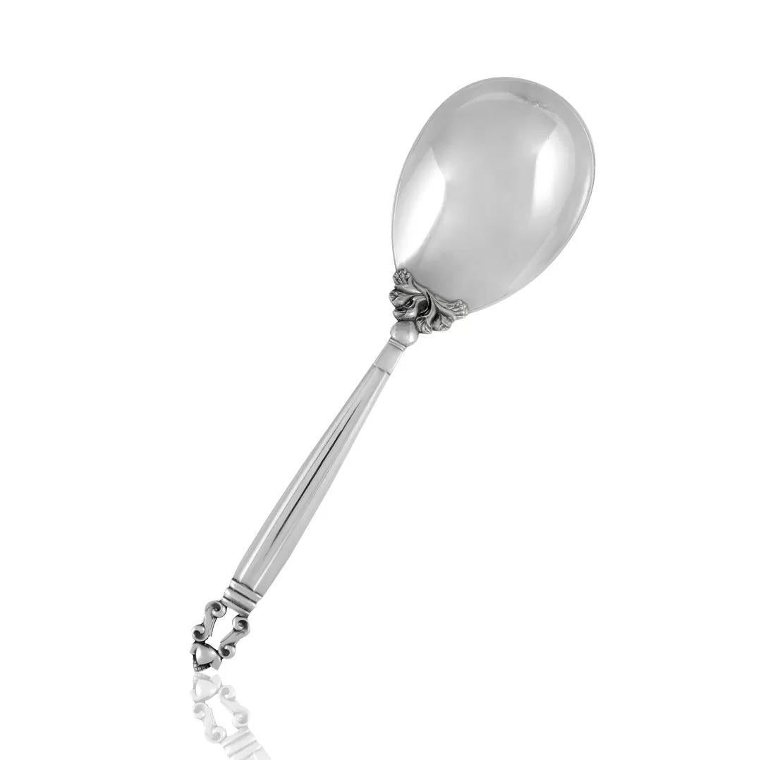 Georg Jensen Acorn Sterling Silverware Service for 6 For Sale 10
