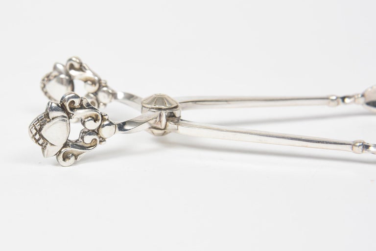 Jensen Acorn Sugar Tongs For Sale at 1stDibs