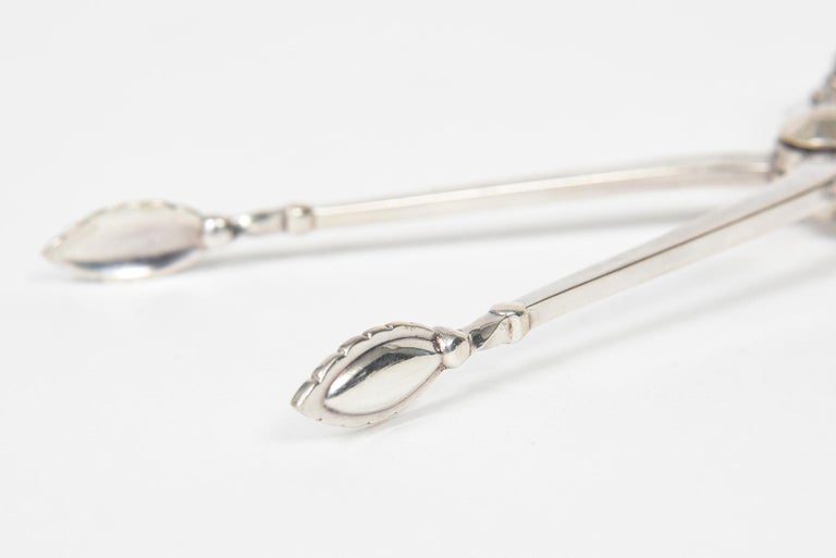 Jensen Acorn Sugar Tongs For Sale at 1stDibs