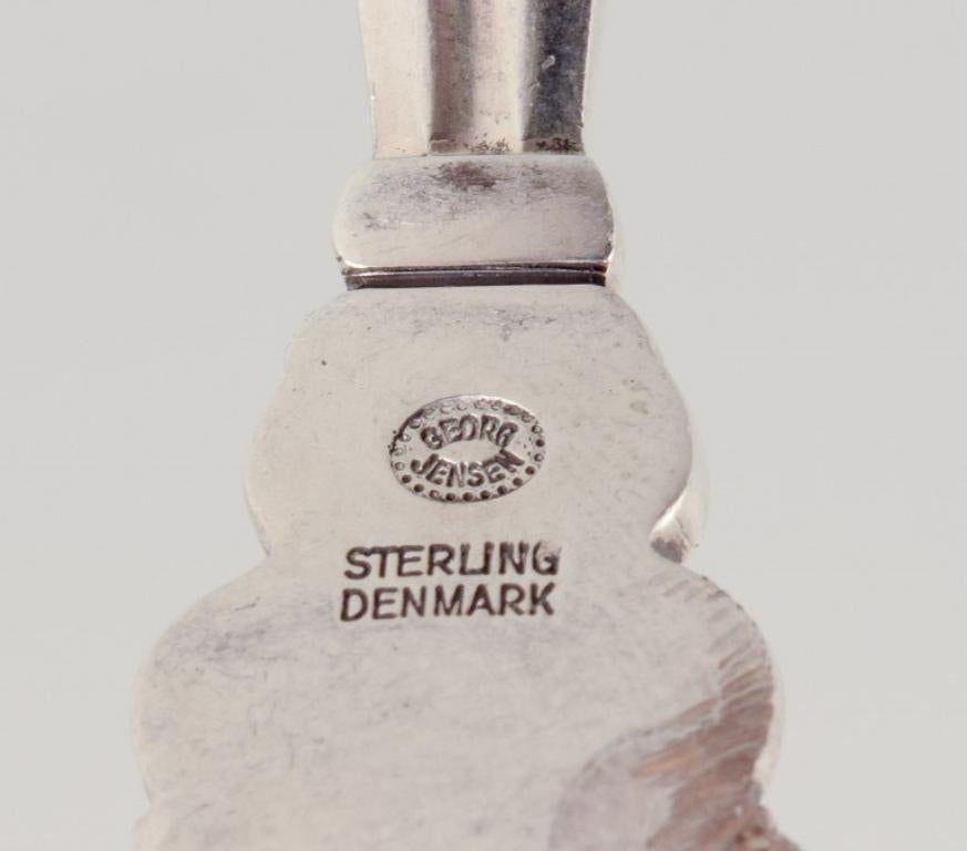 Georg Jensen Acorn. Tre coltelli da pesce in argento sterling. In condizioni ottime in vendita a Copenhagen, DK