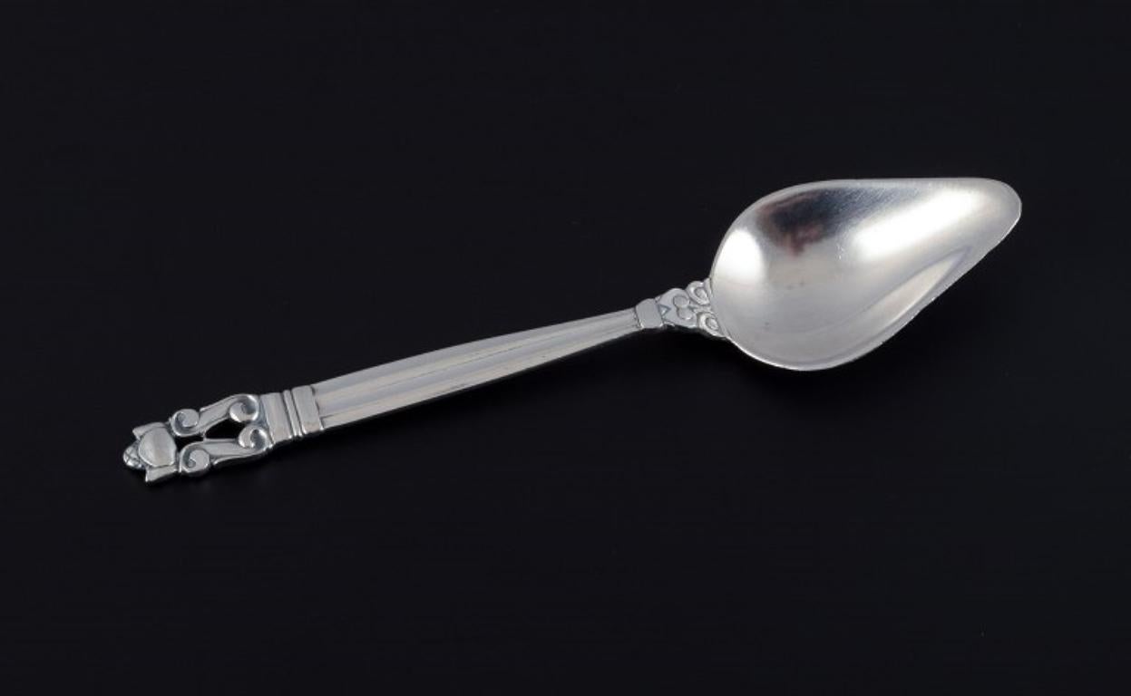 Georg Jensen Acorn, two grapefruit spoons.
Mid-20th century.
In excellent condition.
Marked.
Dimensions: L 14.7 cm.






