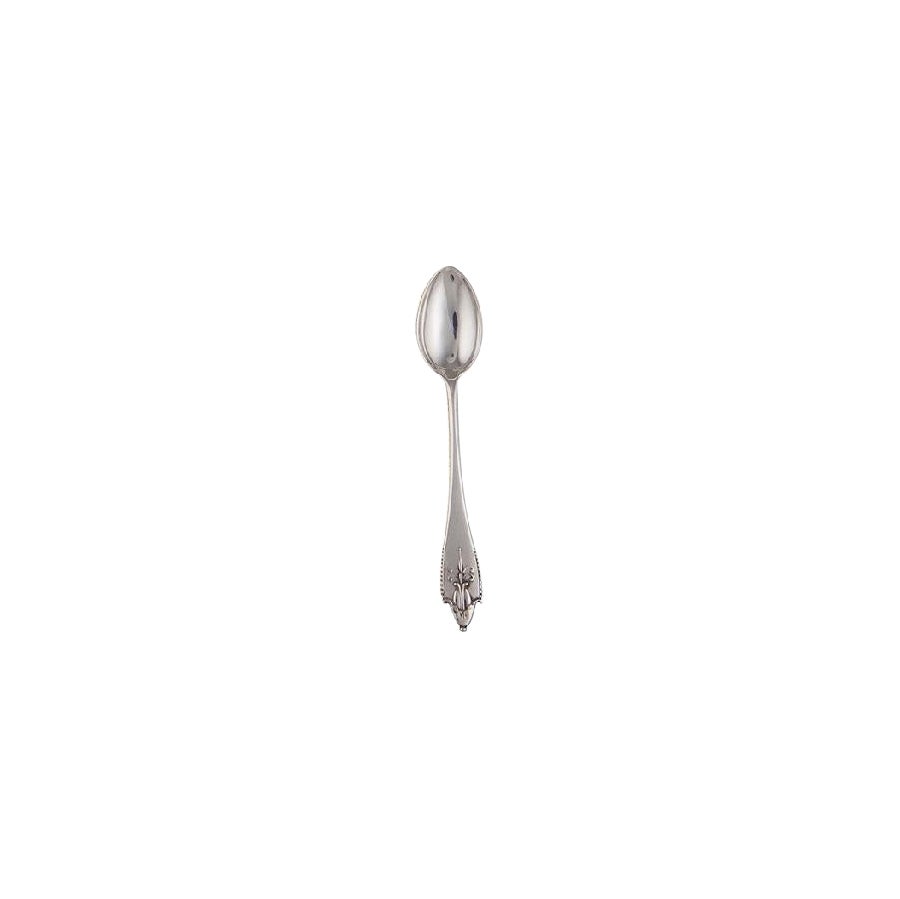 Cuillère à Demitasse/Espresso Akkeleje en argent sterling Georg Jensen 035 en vente