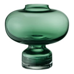 Vase Alfredo de Georg Jensen en verre vert par Alfredo Häberli