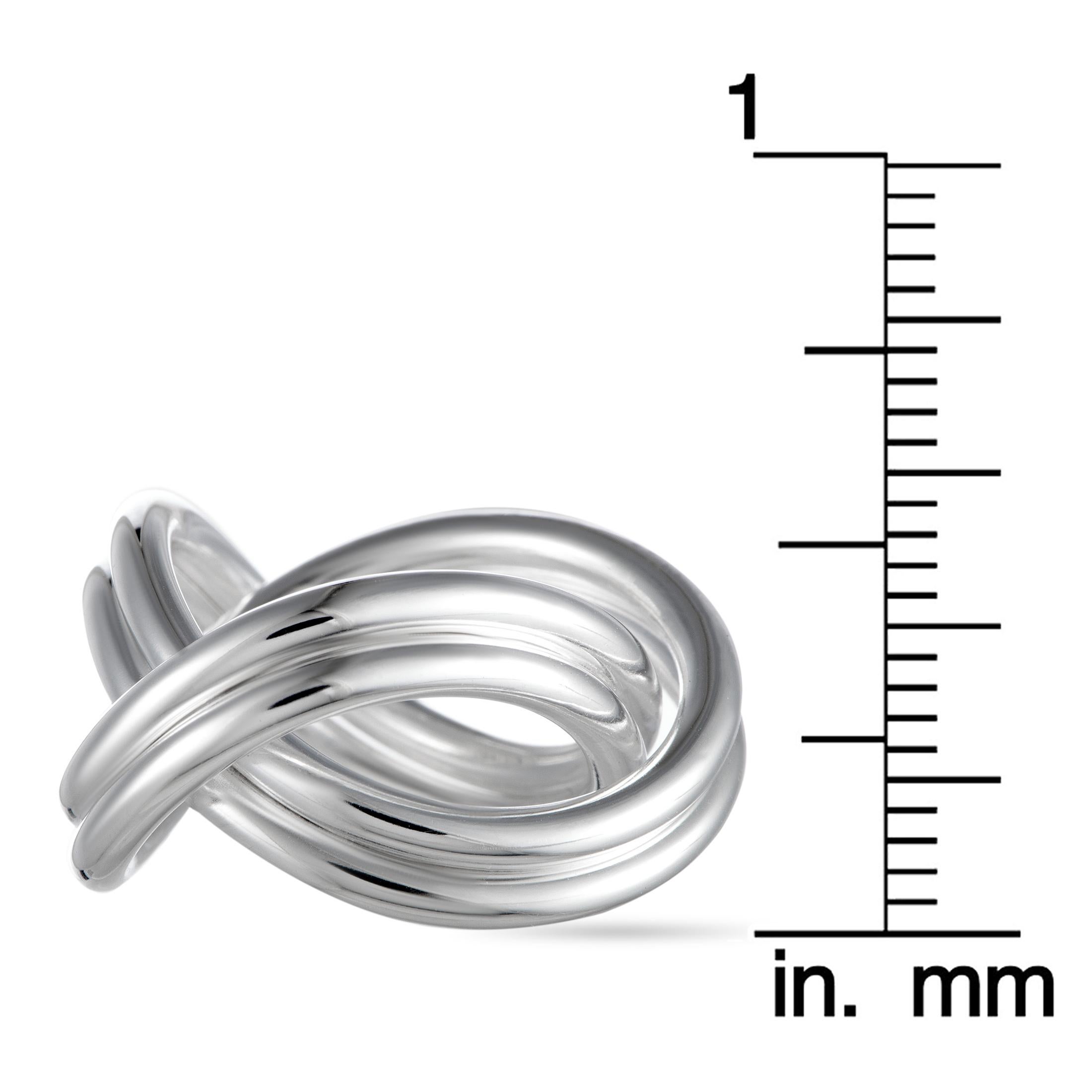 Women's Georg Jensen Alliance Silver Double Ring