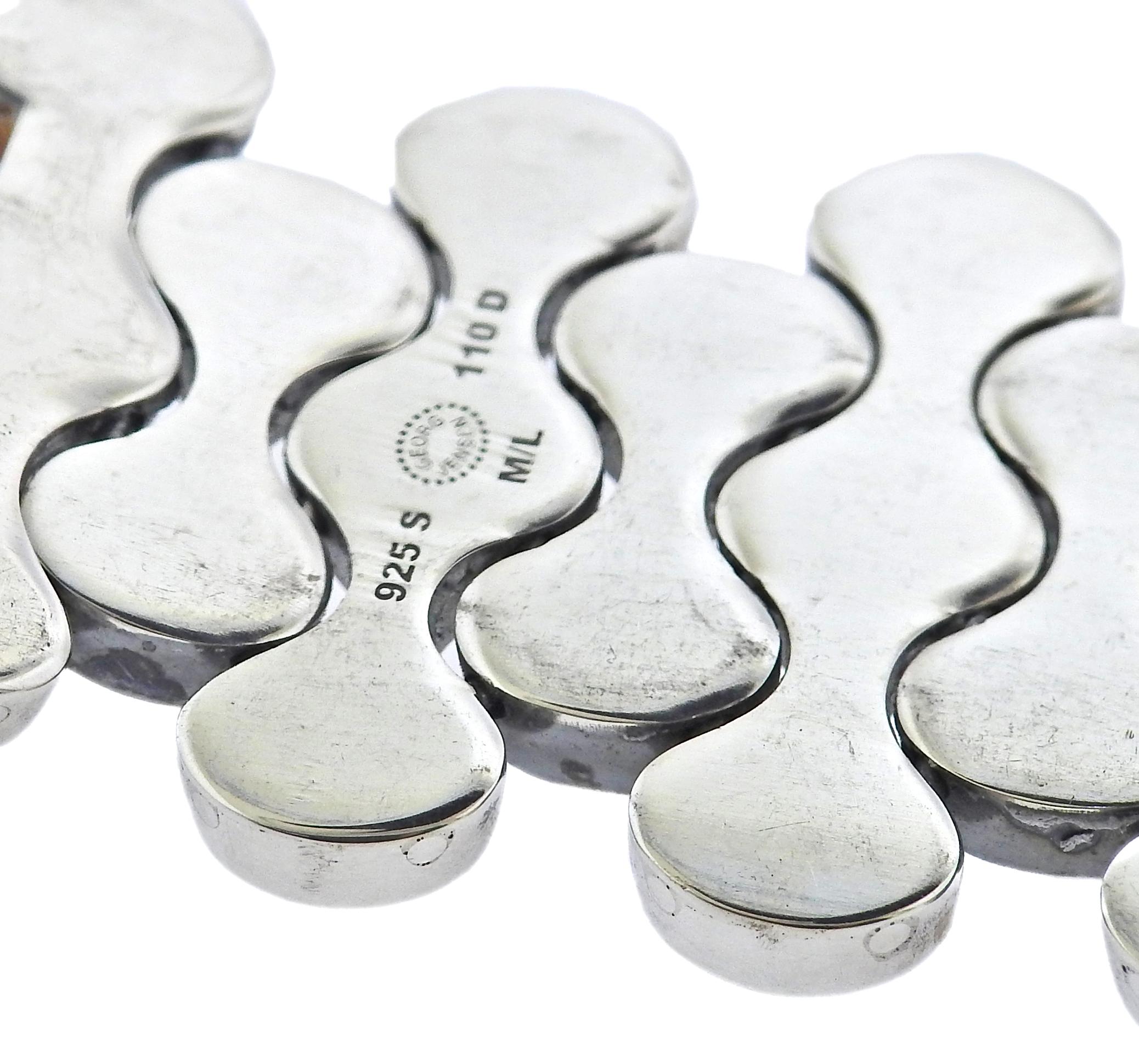 Georg Jensen Archiv Sterlingsilber-Armband 110 D im Zustand „Neu“ in Lambertville, NJ