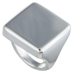 Georg Jensen Aria Square Silver Ring