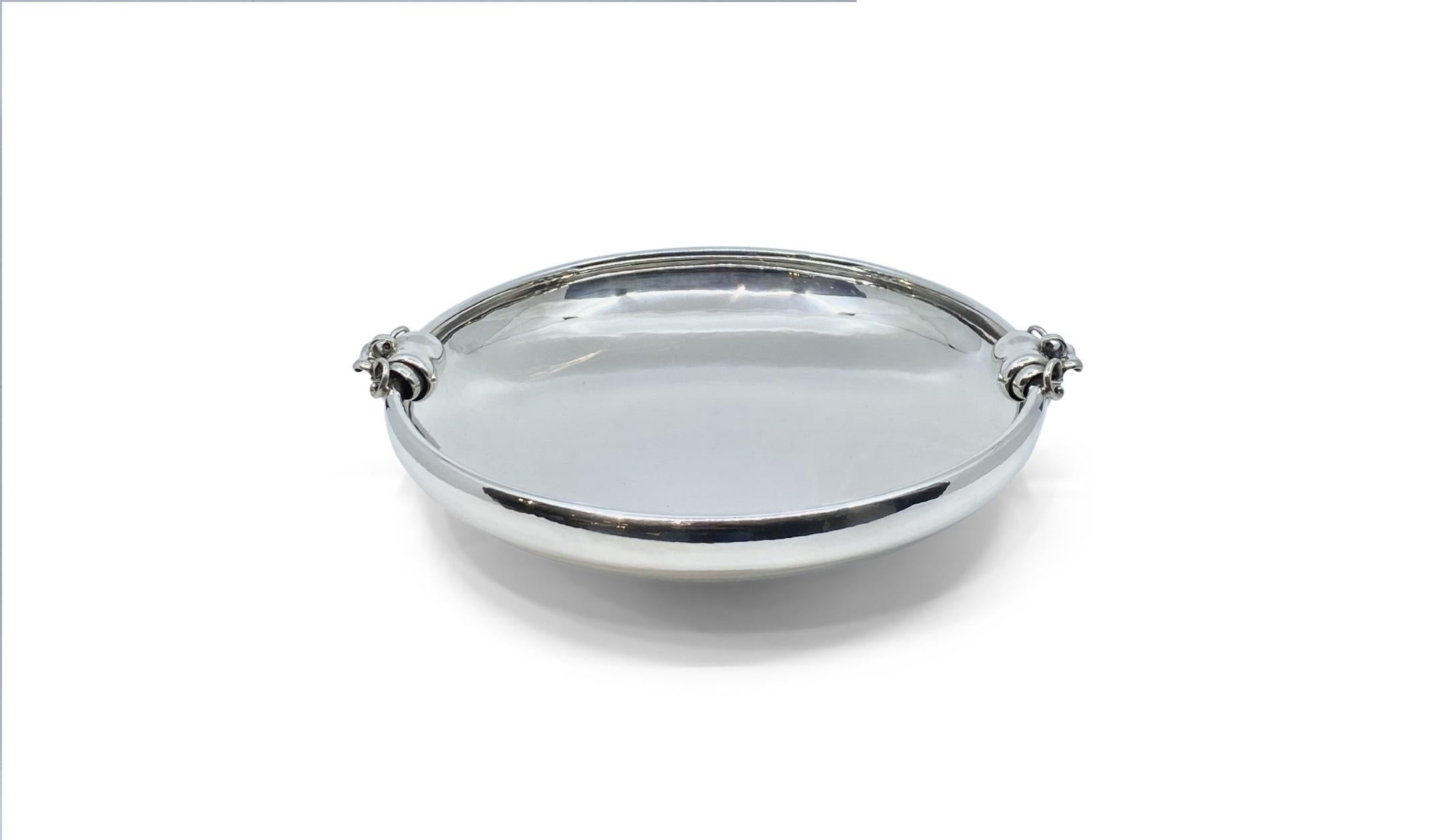 Polished Georg Jensen Art Deco Centerpiece Bowl 618 For Sale