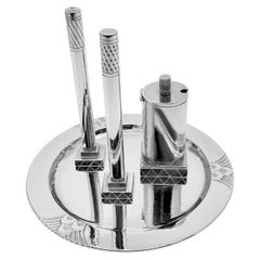 Georg Jensen Art Deco Sterling Silver Cruet Set No. 793, 1936