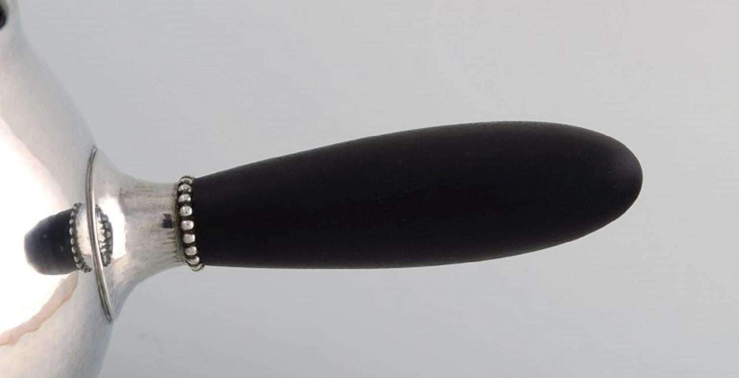 XX secolo Teiera e lattiera Art Nouveau Georg Jensen in argento sterling in vendita