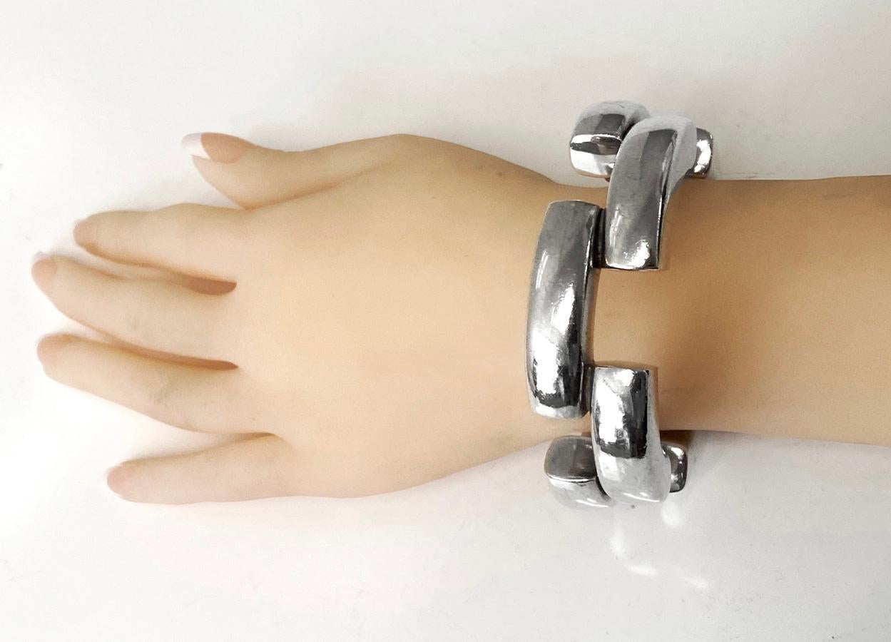 Georg Jensen Astrid Fog design Bangle No 222 C.C. 1969 in vendita 2