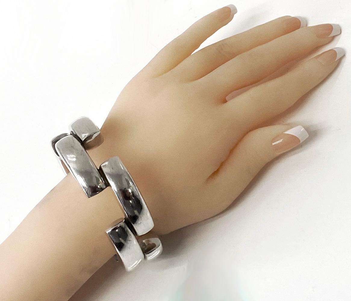 Georg Jensen Astrid Fog design Bangle No 222 C.C. 1969 in vendita 3