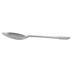 Georg Jensen perles Grande cuillère à thé en argent sterling.