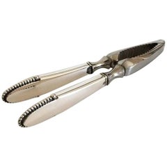 Georg Jensen Beaded Nutcracker/Lobster Cracker #255 in Silver and Steel