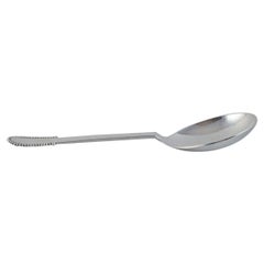 Georg Jensen perles Cuillère de service en argent sterling.