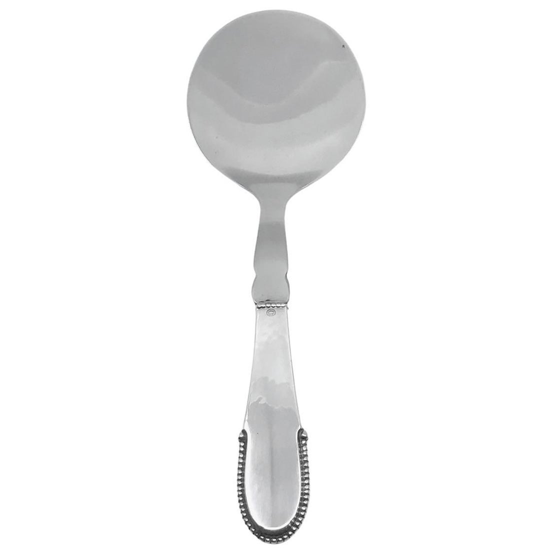 Georg Jensen Beaded Sterling Silver Flat Server 206