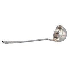 Georg Jensen perles Louche à sauce en argent sterling. 