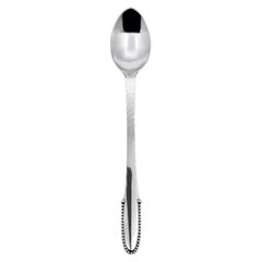 Georg Jensen Beaded Sterling Silver Iced Teaspoon 078, 1916