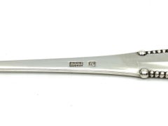 Georg Jensen Beaded Sterling Silver Lobster Pick 065