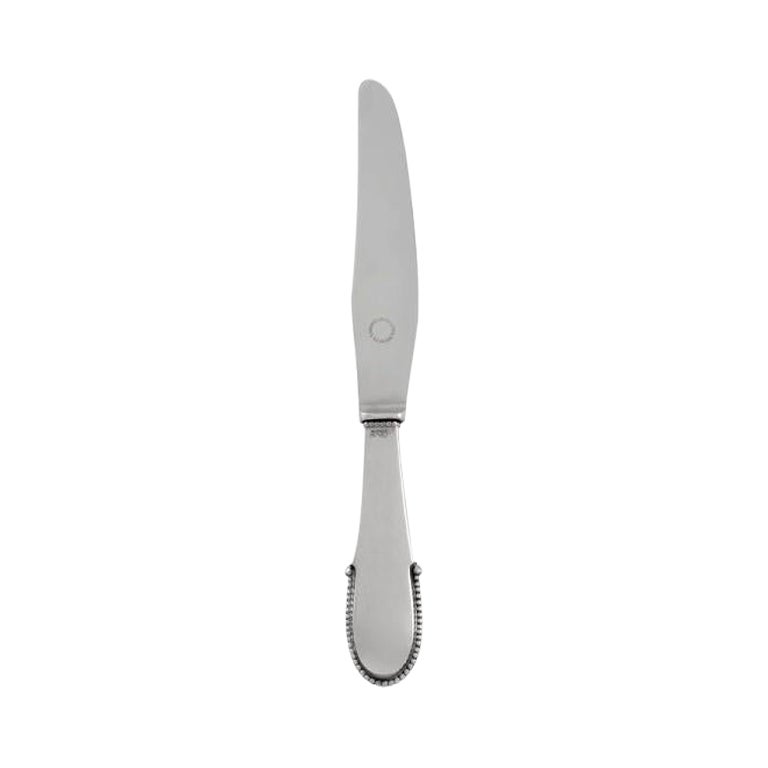 Luncheonmesser aus Sterlingsilber mit Perlen von Georg Jensen 023 im Angebot