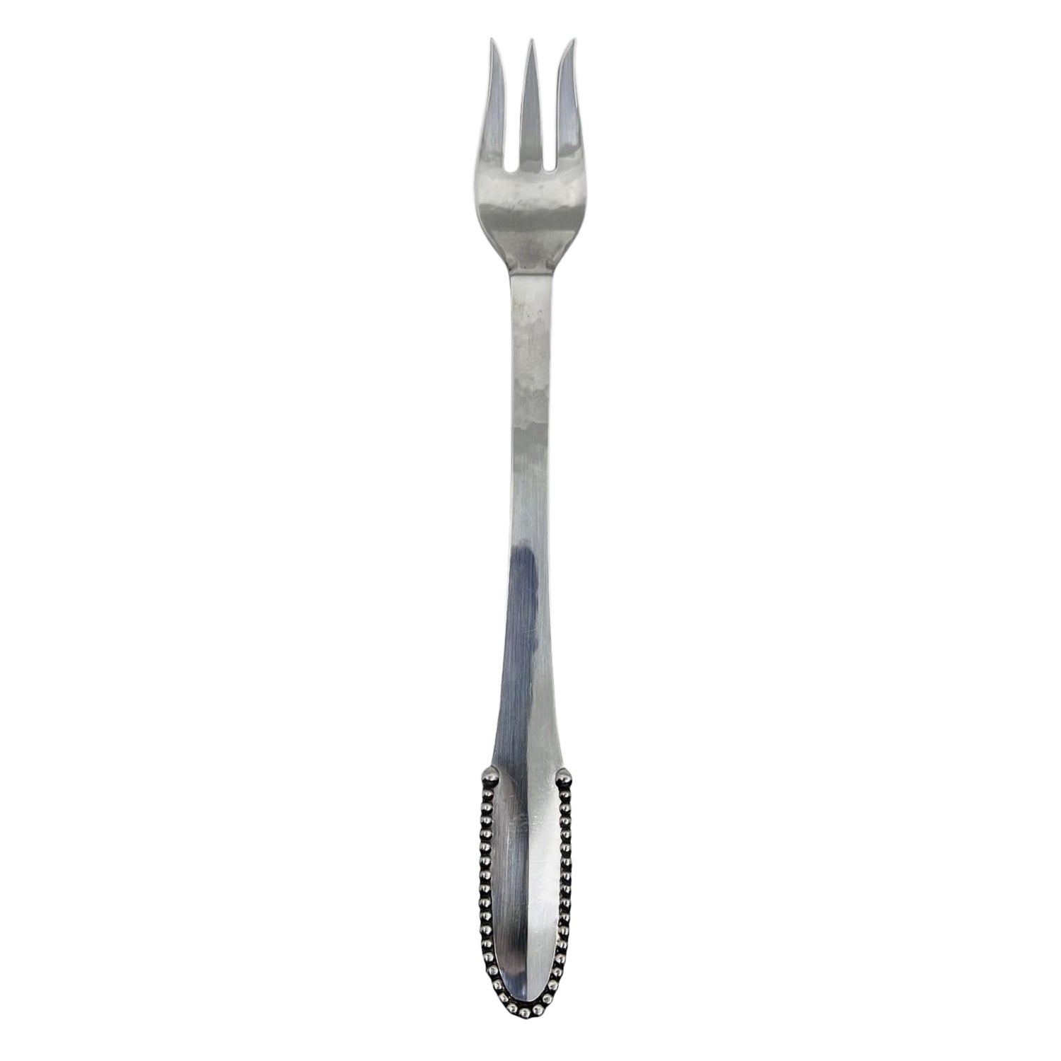Austerngabel aus Sterlingsilber mit Perlen von Georg Jensen 064