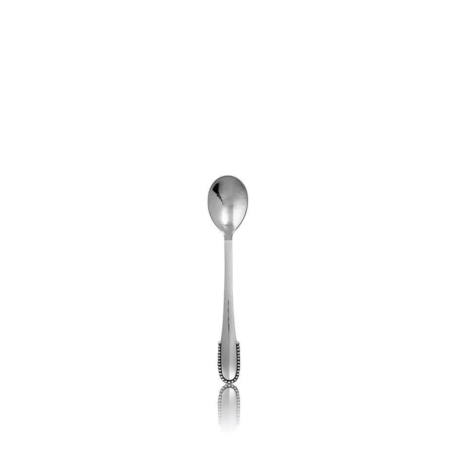 Georg Jensen Beaded Sterling Silverware Set for 8 In Excellent Condition For Sale In Hellerup, DK