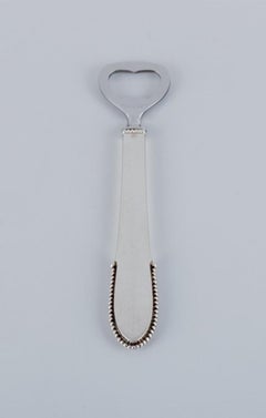 Georg Jensen Beaded. Two bottle openers in sterling silver.