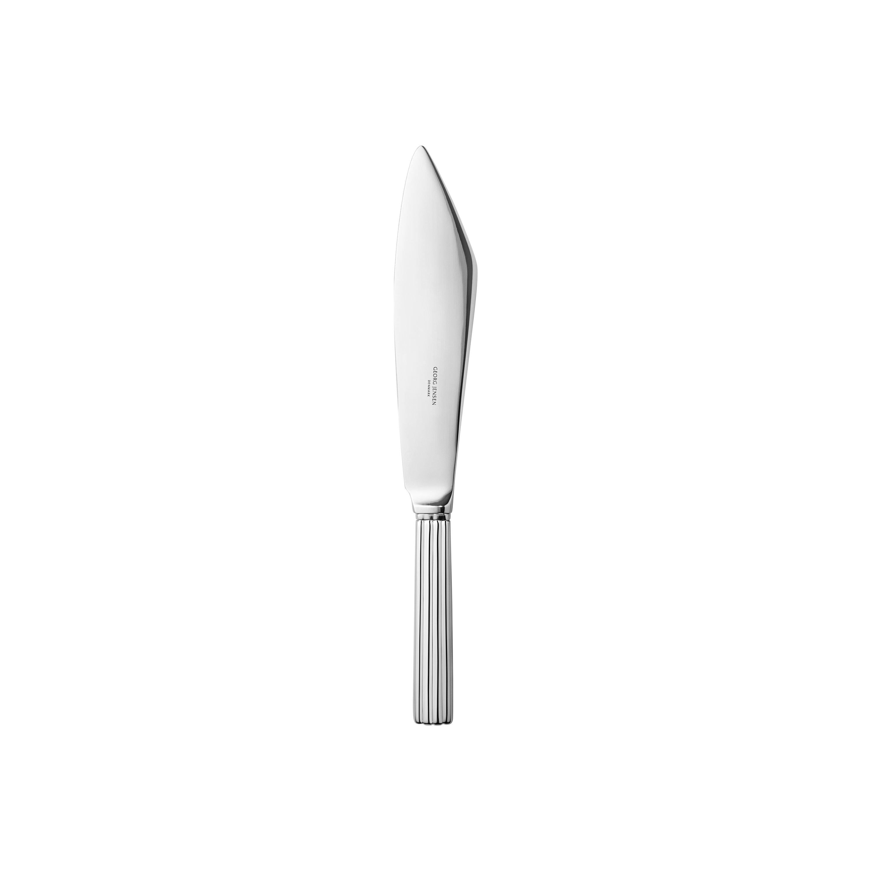 Georg Jensen Bernadotte Cake Knife by Prince Sigvard Bernadotte For Sale