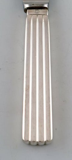 Georg Jensen Bernadotte Lunch Knife in Sterling Silver and Stainless Steel