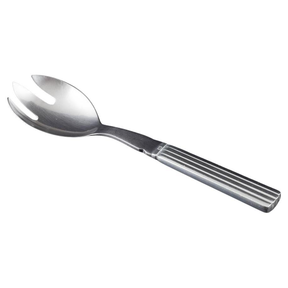 Georg Jensen. Bernadotte pattern. Salad spoon in sterling silver.