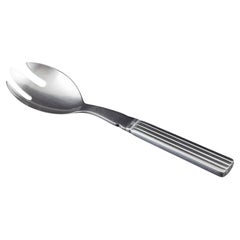 Georg Jensen. Bernadotte pattern. Salad spoon in sterling silver.