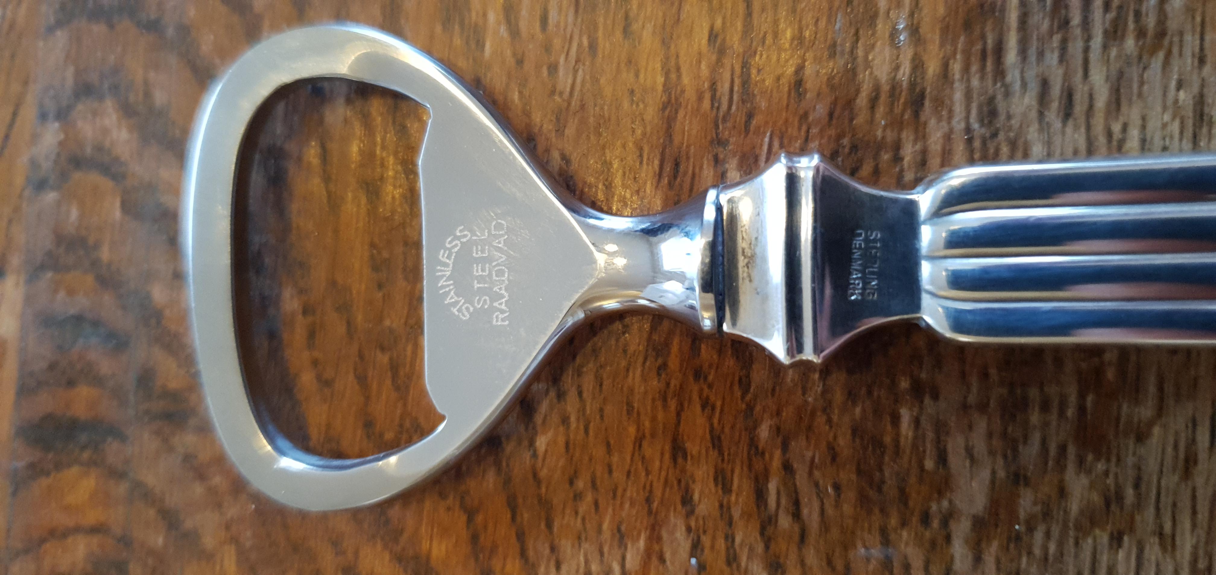 Georg Jensen Bernadotte Sterling Silver Bottle Opener 272 In Good Condition For Sale In Brønshøj, DK